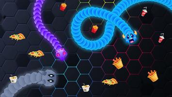 Snake Zone Worm IO تصوير الشاشة 1