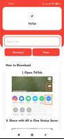 VidTik - All In One Video Downloader No Watermark capture d'écran 1