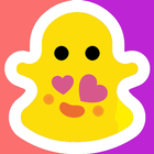 Snap Face Cartoon Emoji icône