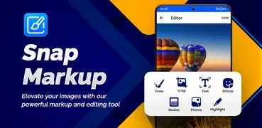 スナップマークアップ - 写真にテキスト、描画、注釈を付ける