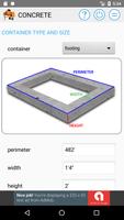 Concrete and Block Calculator imagem de tela 1