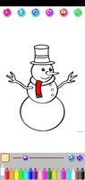 snowman coloring pages capture d'écran 2