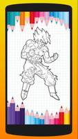 How to Color Saiyans DBS Affiche