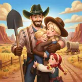 Westward Farm: Family Escape APK