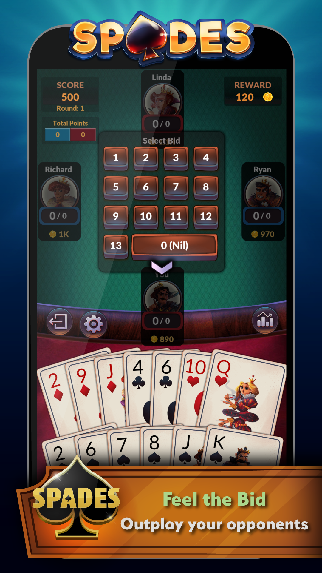 Spades - Offline Free Card Games APK 2.0.7 Download for ...