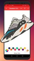 Sneakers Coloring Book. Fun پوسٹر