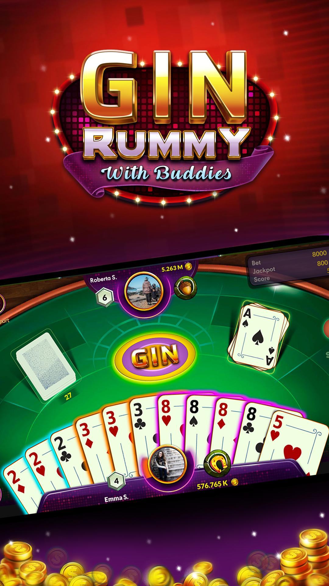 onhandig Nageslacht Behoefte aan Gin Rummy - Online Free Card Game for Android - APK Download