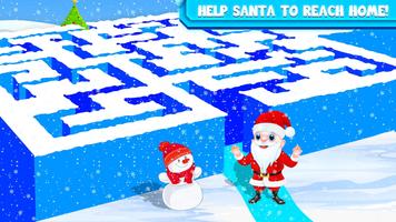 enfants labyrinthe: puzzle éducatif Noël amusant capture d'écran 3