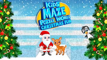 Kids Maze : Educational Puzzle Christmas Fun پوسٹر
