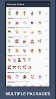 ملصقات ال ال WhatsApp - حزمة 1 تصوير الشاشة 3
