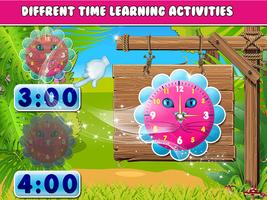 Clock & Time Learning Fun Activities capture d'écran 3