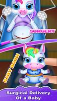 Magical Unicorn Care Clinic-poster