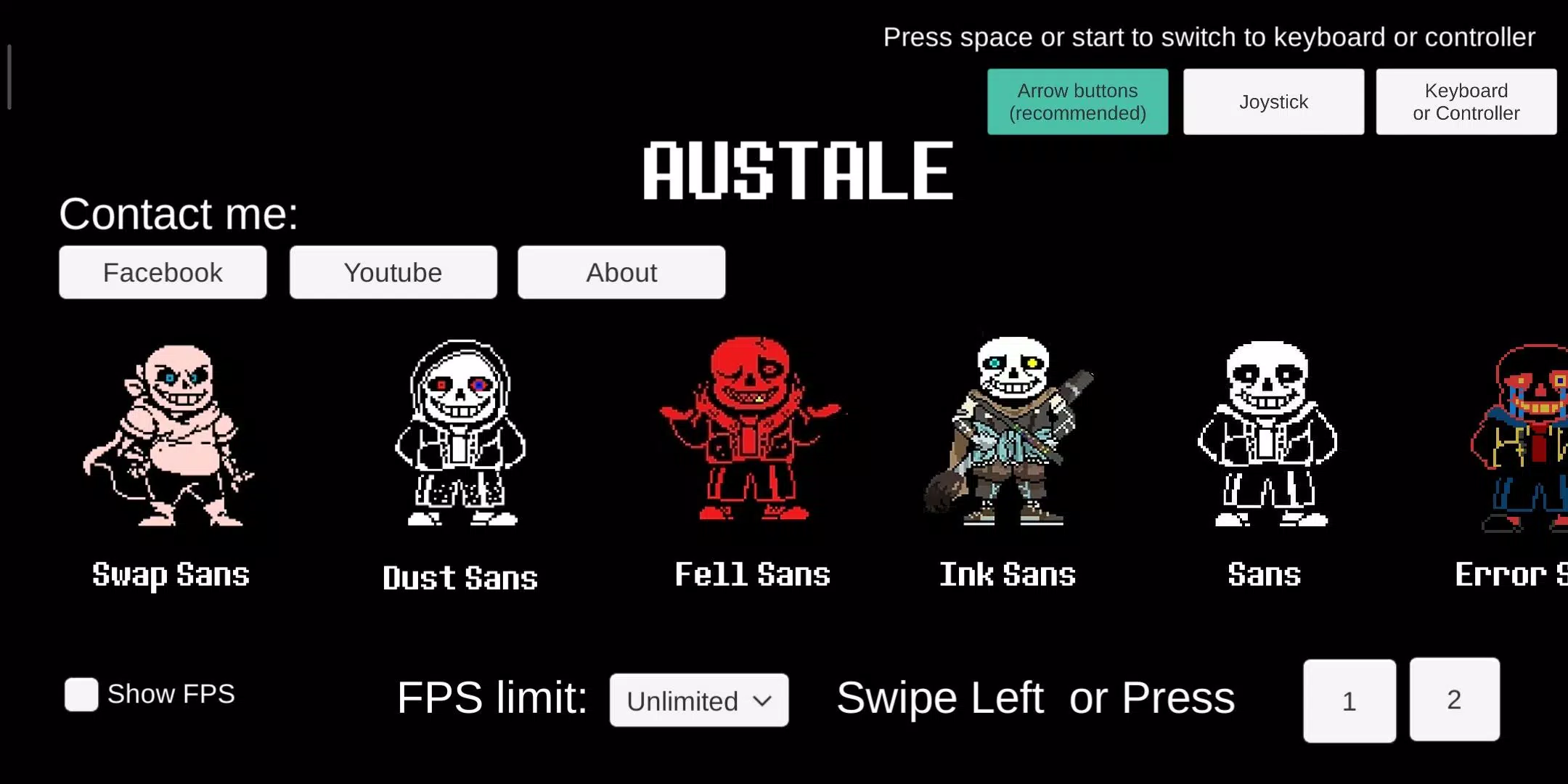 Undertale dust sans battle simulator android iOS apk download for