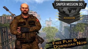 Sniper Assassin Zombie Survival Mission 3D Affiche