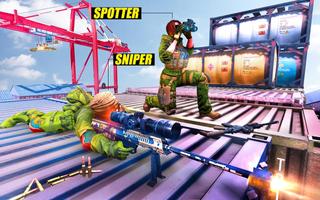 Sniper Cover Fire Shooting Strike imagem de tela 2