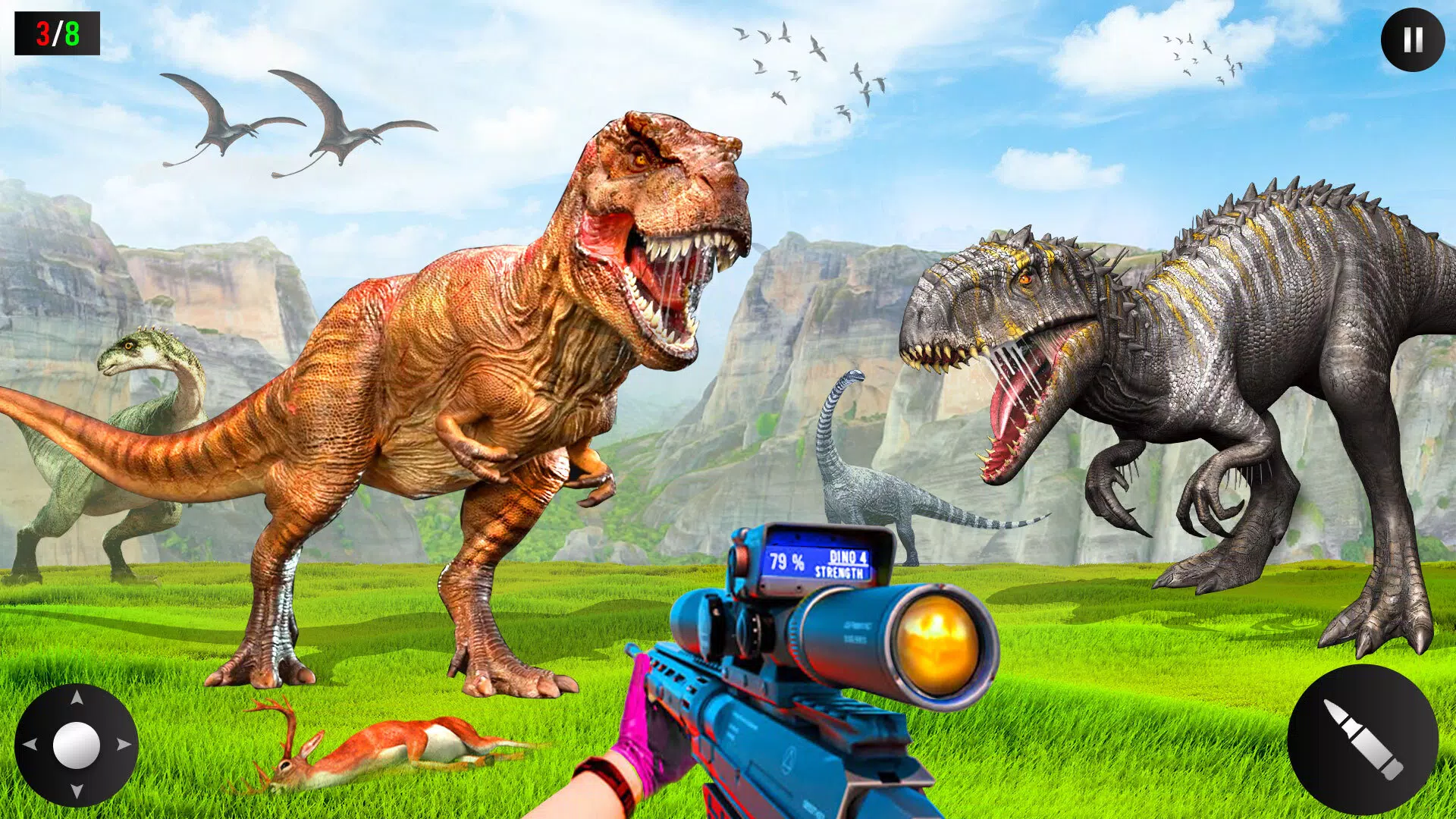 Dino Hunting: Dinosaur Game 3D para Android - Download