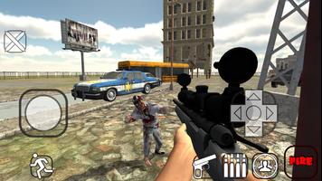Zombie Sniper Shooting 3D capture d'écran 3