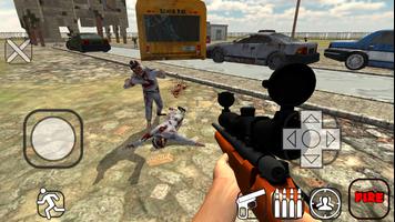 Zombie Sniper Shooting 3D capture d'écran 2