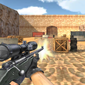 Sniper Tembak Perang Api ikon