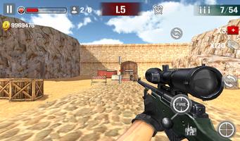 Sniper Tiro Guerra Pistola imagem de tela 2