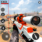 Sniper Schießspiele Waffen 3D Zeichen