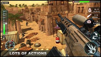 Desert War Sniper Shooter 3D اسکرین شاٹ 3