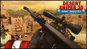 Desert War Sniper Shooter 3D پوسٹر