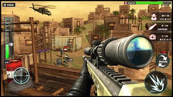 Desert War Sniper Shooter 3D اسکرین شاٹ 2