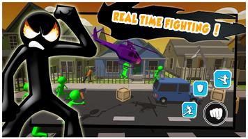 angry of stickman: menembak zombie game screenshot 1