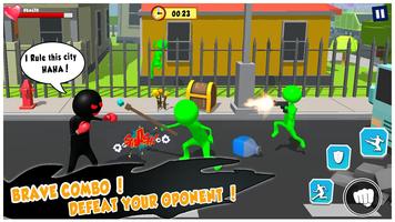 angry of stickman: menembak zombie game screenshot 2