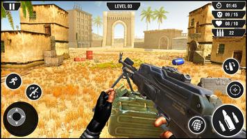Machine Gun Games: War Shooter اسکرین شاٹ 1