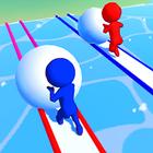 Snow Race Snow Ball 3d ไอคอน