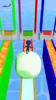 Snow Race Snow Ball 3d screenshot 1