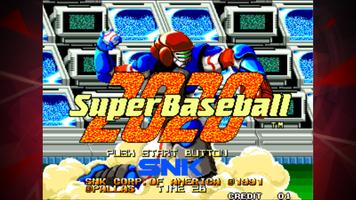 2020 SUPER BASEBALL ACA NEOGEO Affiche