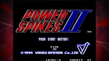 POWER SPIKES II ACA NEOGEO Affiche