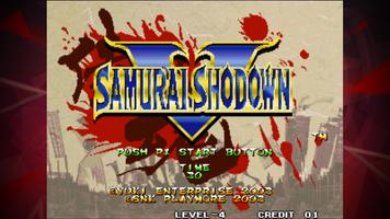 SAMURAI SHODOWN V ACA NEOGEO Affiche