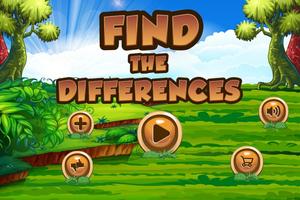 Find the Difference Cartoon 2 Affiche