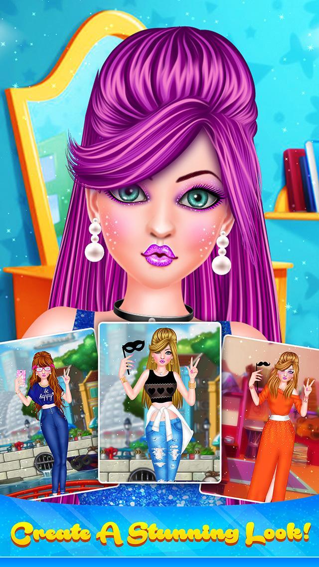 Pout Fashion Doll - Selfie Girl Beauty Salon for Android 