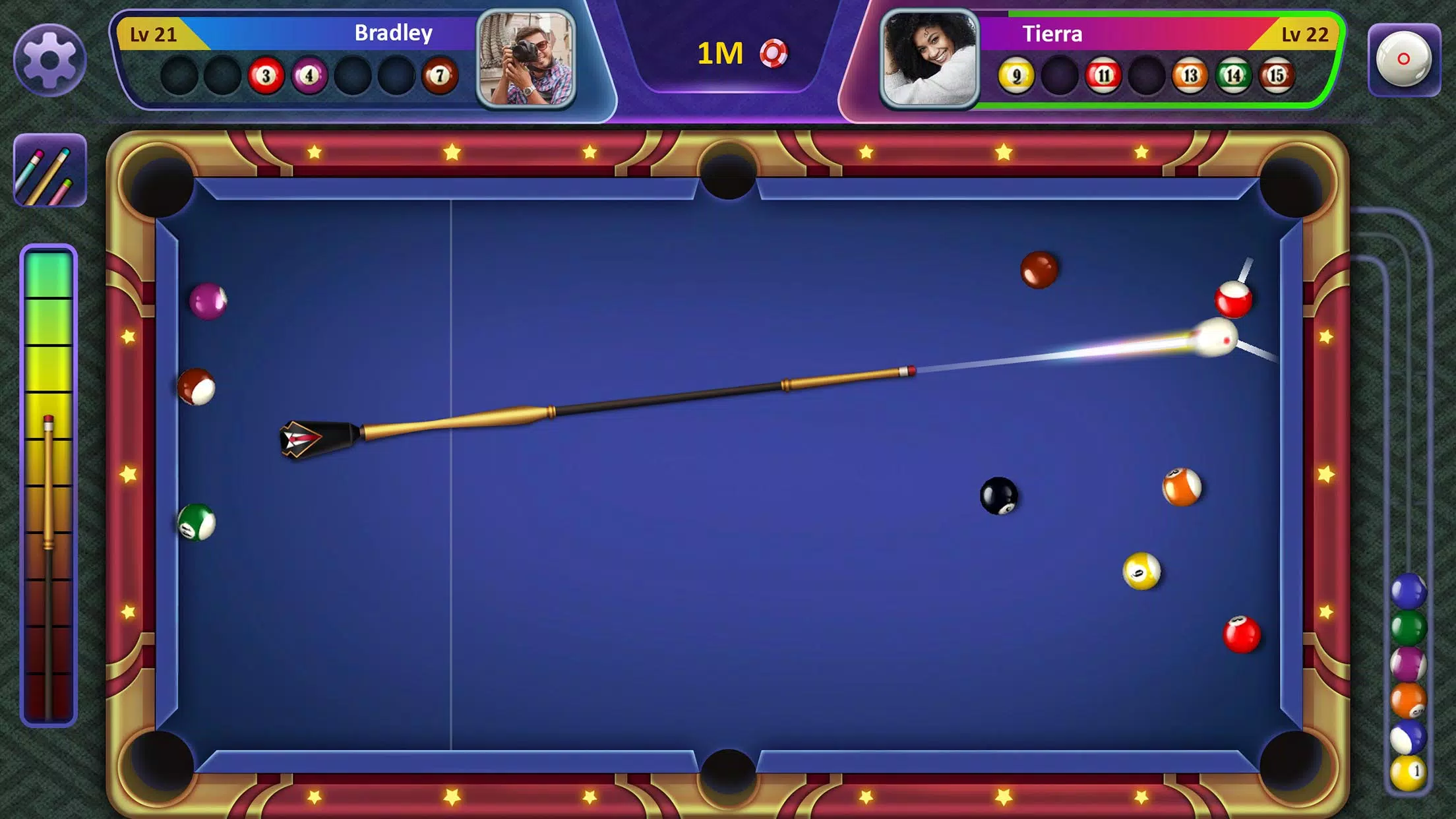 PURA HABILIDADE  JOGO MOBILE de SINUCA GRÁTIS ( Android e IOS ) / 8 BALL  POOL - 