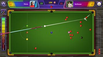 Sir Snooker: kolam 8, 9 bola syot layar 2