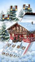 3D Snowflake White Themes Cartaz