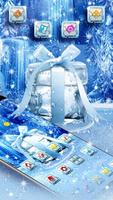 3D Snowflake White Themes imagem de tela 1