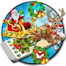 Thème neige arbre de noël APK