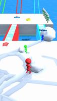 Snowball Race: Snow Game پوسٹر