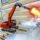 Snow Excavator Shooting Simulator: Rescue Missions أيقونة