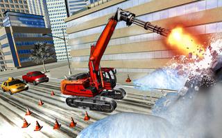 Snow Excavator Shooting Simulator: Rescue Missions الملصق