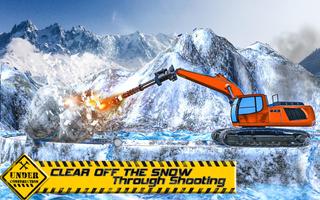 Snow Excavator Shooting Simulator: Rescue Missions تصوير الشاشة 1