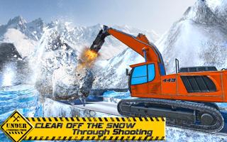 Snow Excavator Shooting Simulator: Rescue Missions تصوير الشاشة 2