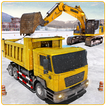 Excavateur lourd de neige