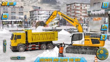 Snow Heavy Excavator Simulator 스크린샷 2